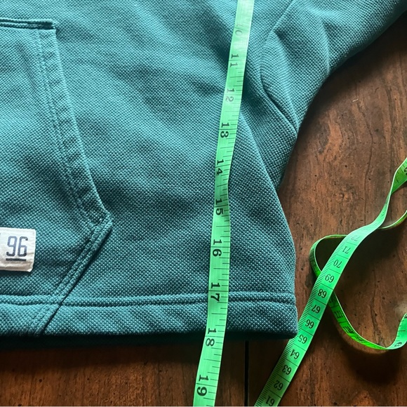 Under Armour Forest Green M/L Loose Crop Casual Spring Fall 1/4 Zip Sweatshirt - Picture 8 of 11